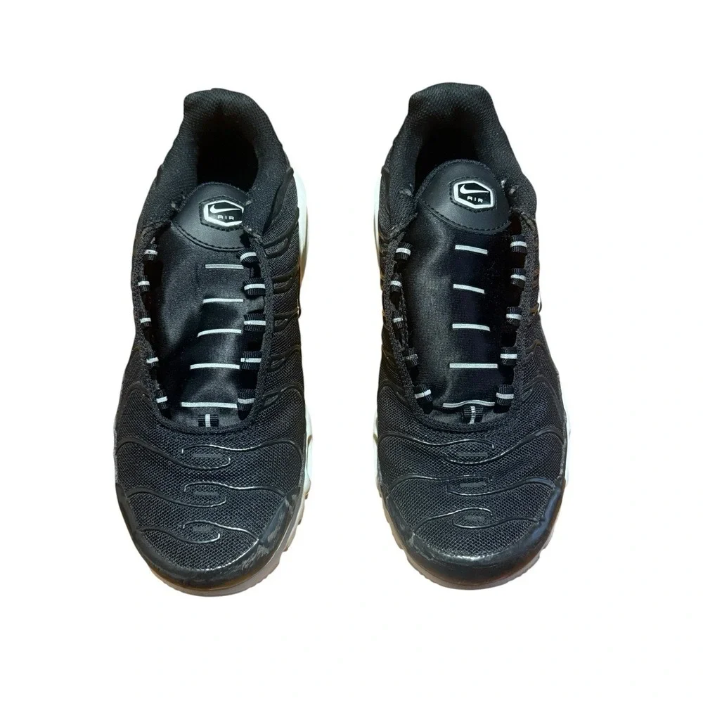 Nike Air Max Plus Y2K Urban Streetwear‎ Trendy Black Size 7 Athletic *No Laces*